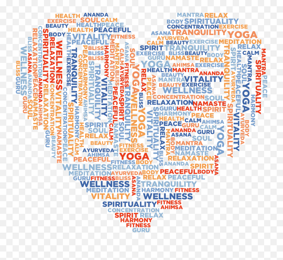 This Free Icons Png Design Of Yoga Love Word Cloud Full - Love Word Cloud Png,Peaceful Icon