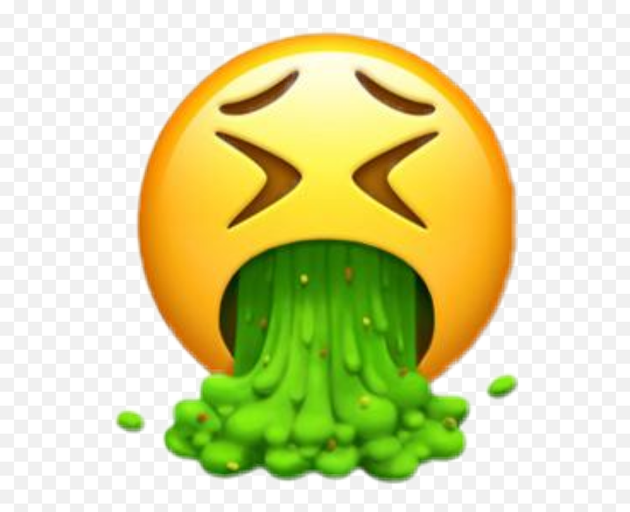 Barf Vomit Puke Sick Emojisick Emoji - Emoji Vomito Png,Sick Emoji Png