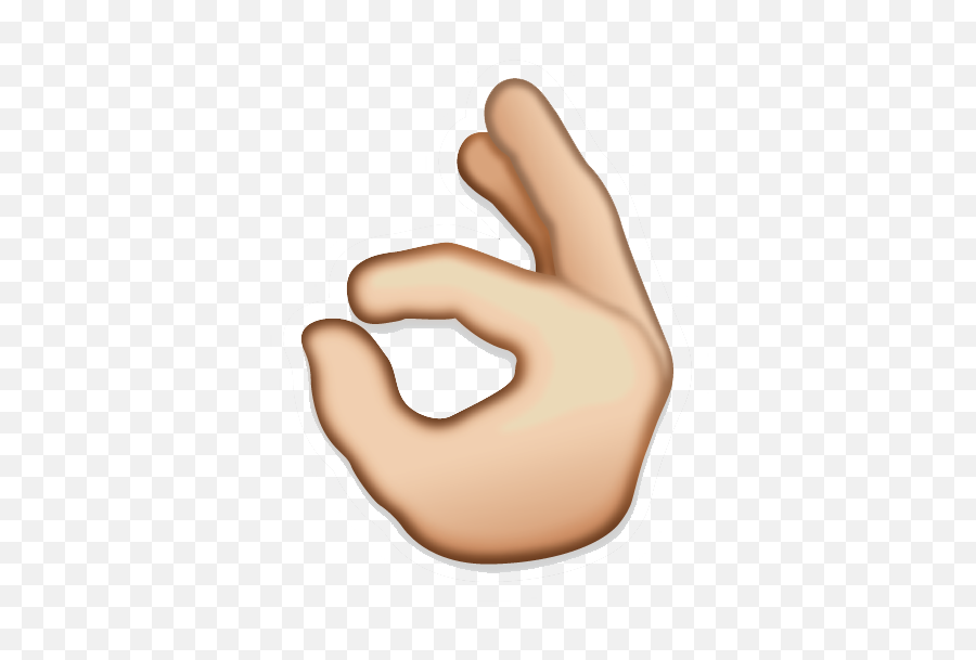 Hand Emoji Png Transparent Image - Emoji Finger Circle,Hand Emoji Png