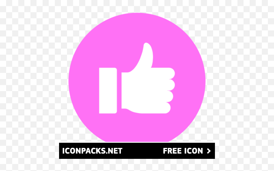 Free Pink Thumbs Up Icon Symbol Png Svg Download - Metaverse Icon Png,Thumbs Up Icon Facebook