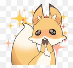 Kawaii Fox Png Jpg Transparent - Kawaii Fox Full Size Png Kawaii Anime Transparent Stickers,Fox Png