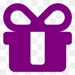 Purple Gift 5 Icon - Free Purple Party Icons Green Gift Icon Png,Present Icon Png