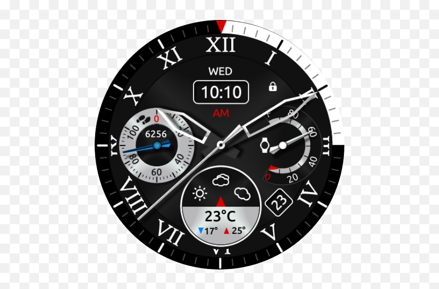 Royal Steel Watch Face - Apps On Google Play Color Wheel Chart Png,Timer Icon On Garmin Face