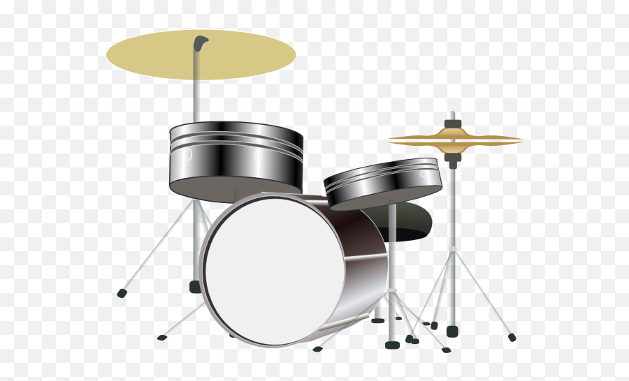 Drum Kit Png Clipart - Musical Instruments With Loud Sounds,Bass Drum Png