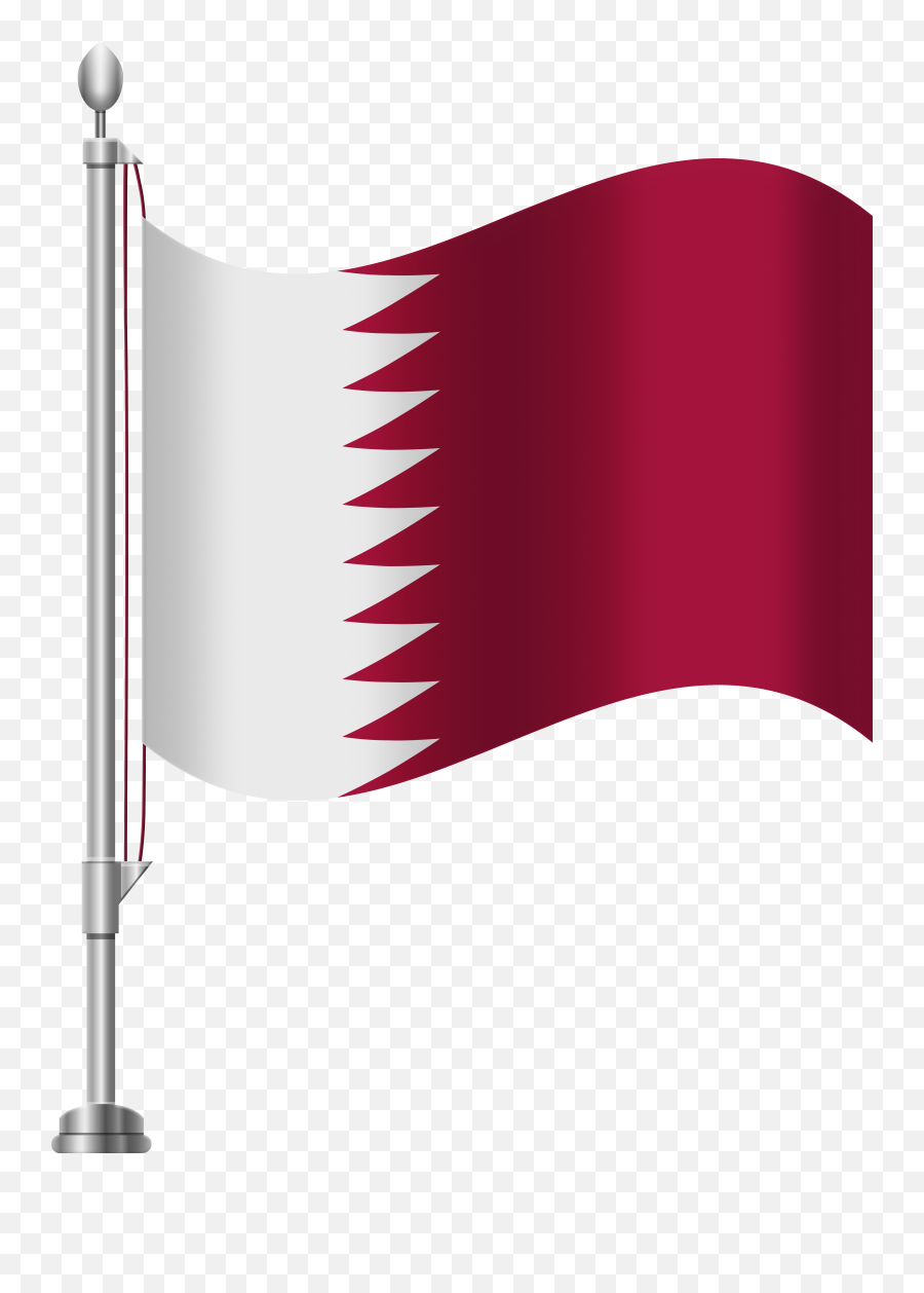 Qatar Flag Clipart Png Black