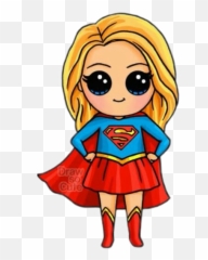 Supergirl Tumblr Outlines - Cute Unicorn Girl Drawing Png,Supergirl Png