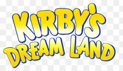 Kirbys - Dream Land Title Screen Png,Kirby Png