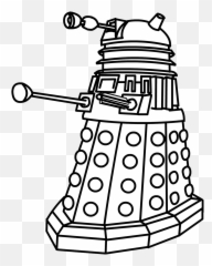 Dalek Clipart - Doctor Who Dalek Drawing Png,Dalek Png