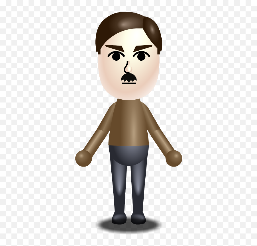 Adolf Hitler - Male Female Mii Png,Adolf Hitler Png