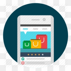 New Flat Mobile Appsu0027 By Souvik Bhattacharjee App - Mobile Shopping Icon Png,App Store Icon Png