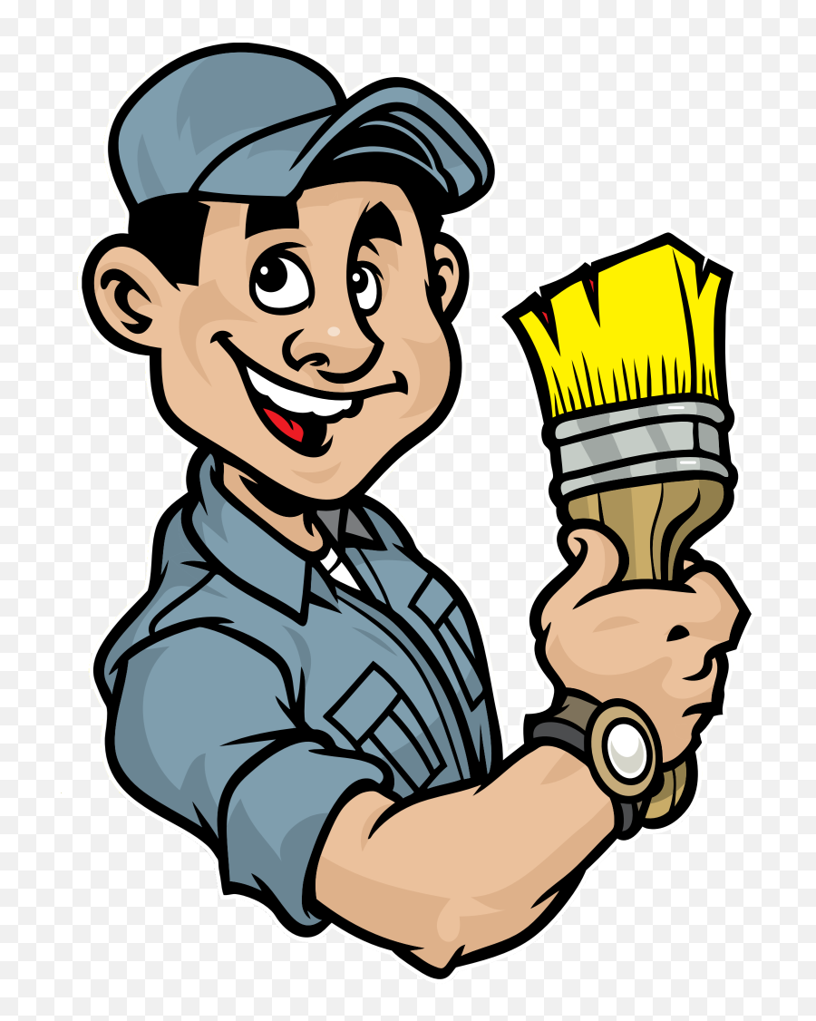 Full Size Png Image - House Painter Cartoon Png,Painting Clipart Png - free  transparent png images 