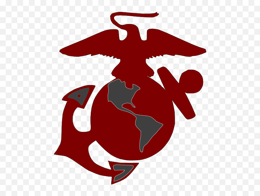 Marines Drawing - Transparent Usmc Logo Png,Marine Corps Logo Vector
