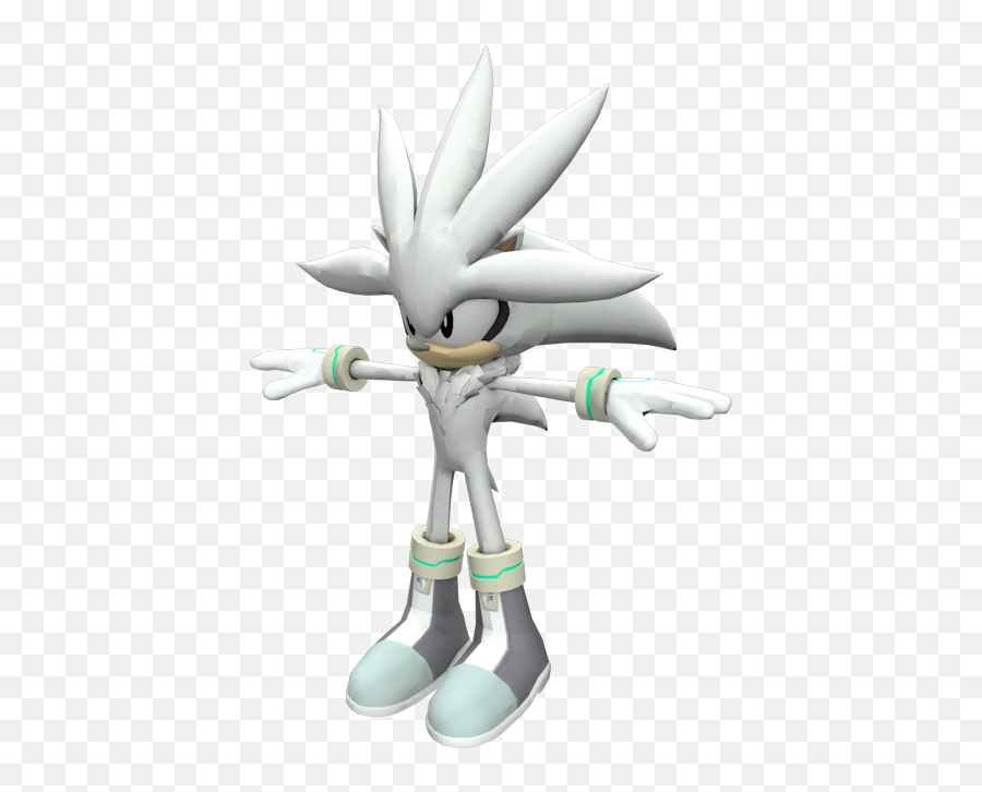 Xbox 360 - Sonic The Hedgehog 2006 Silver The Models Cartoon Png,Silver The Hedgehog Png