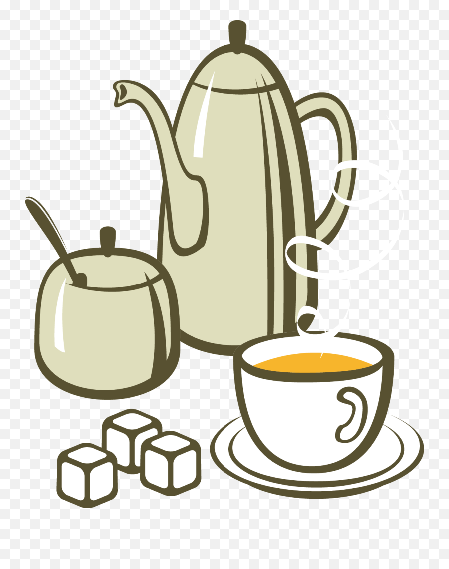 Coffee Clipart Tea - Coffee And Tea Transparent Png,Coffee Clipart Transparent Background