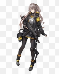 Infukun Girls Frontline Ump45 Gun Png Holding Transparent