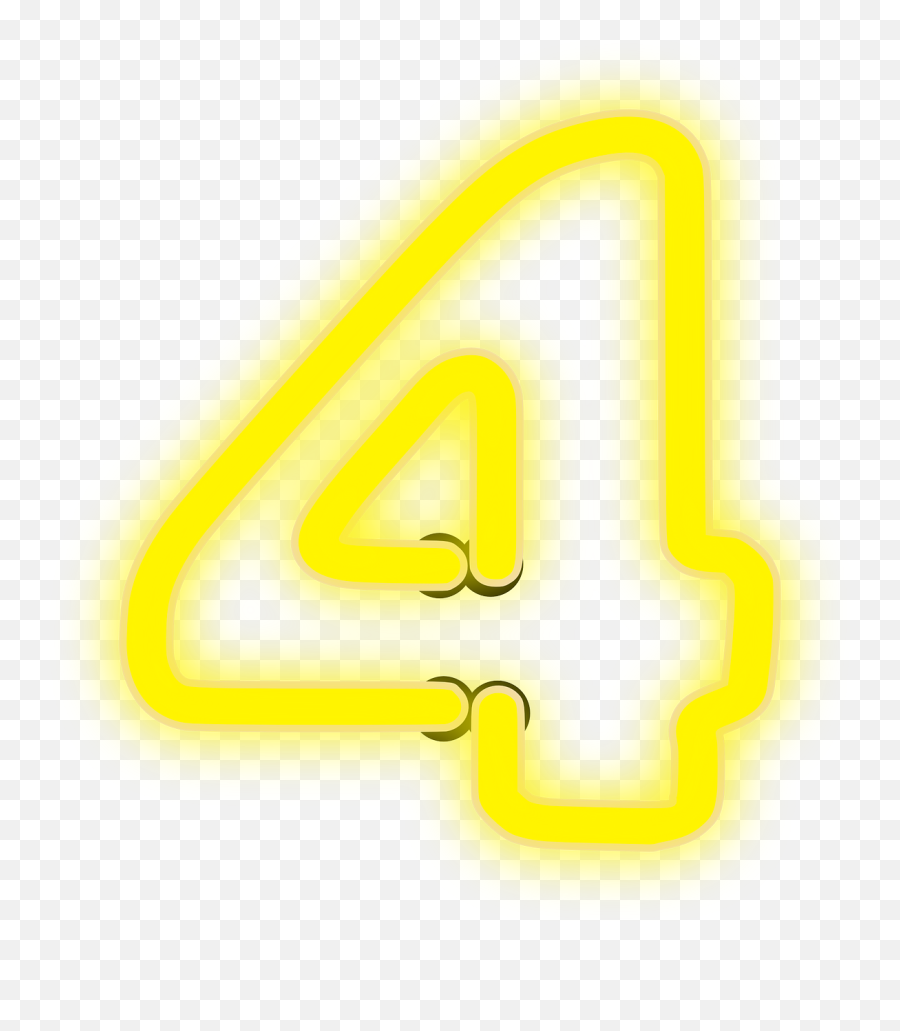 Neon 4 Lights - X Yellow Neon Light Png,4 Png