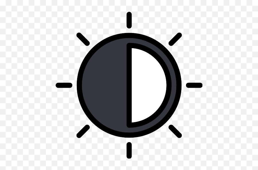 Contrast Bright Png Icon - Sunny Png,Bright Png