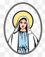 Virgin Mary - Mary Mother Of God Cartoon Png,Virgin Png