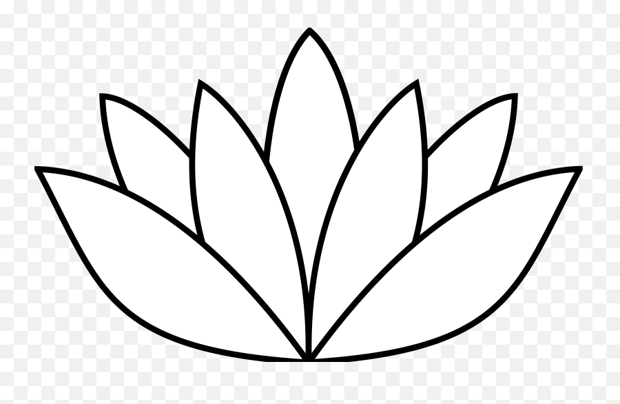 Lily Clipart Lotus Flower - Lotus Flower Drawing Simple Png,Lotus Flower Png