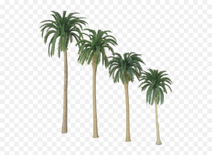 Jurassic Park Playfield Coconut Palm Trees Set Of 4 - Congo Palm Tree Png,Palms Png