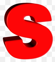 S Letter Png Transparent Images - Huruf 3d Png,S Png