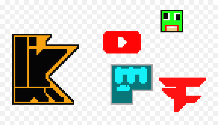 Youtubers - Pixel Art Youtubers Logo Png,Youtubers Logos