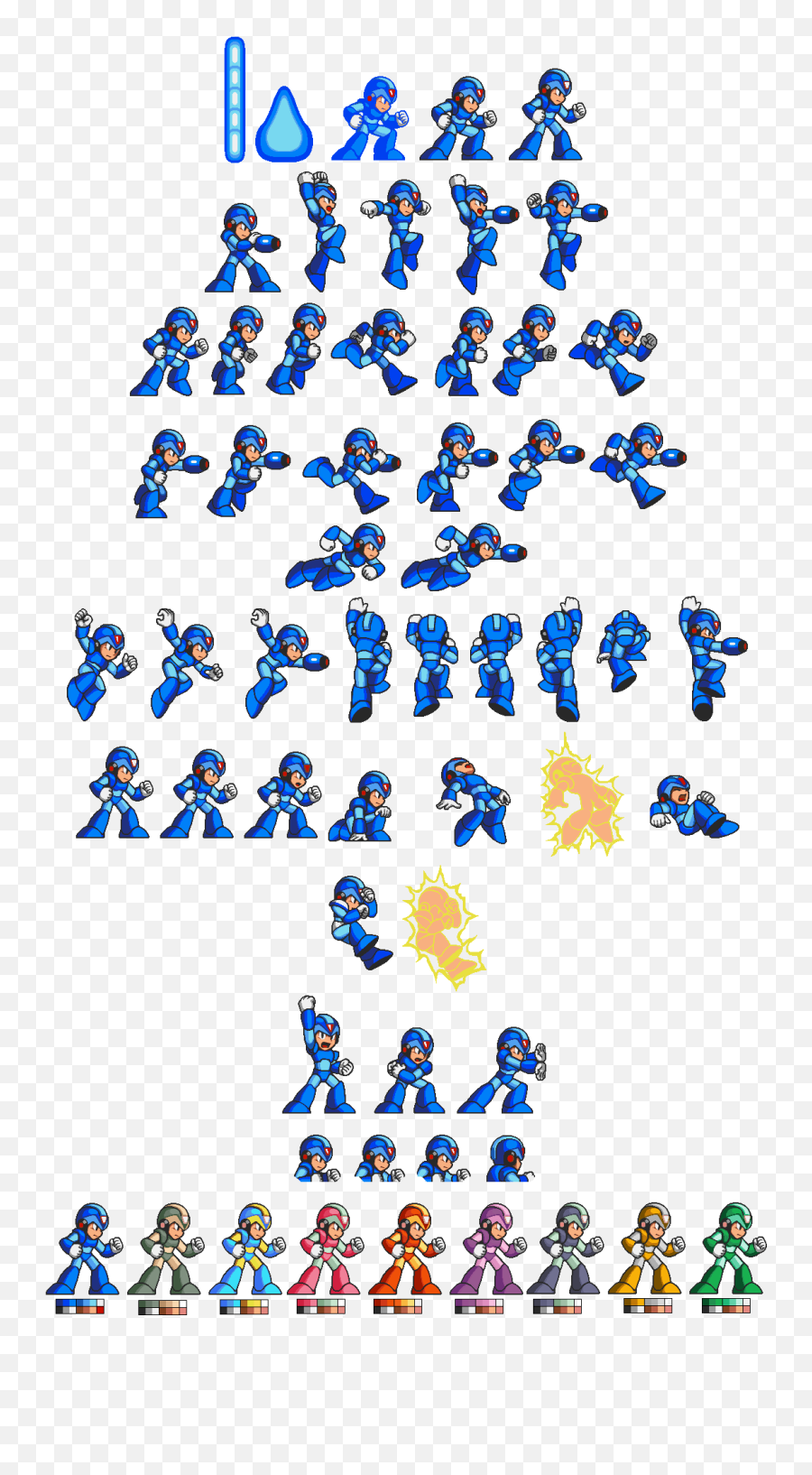 Mega Man Free Transparent Image Hq - Mega Man X Sprites Png,Mega Man Transparent