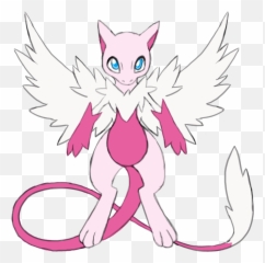 Mega Mew Concept Sketch By Chibi - Cartoon Full Size Png Portable Network Graphics,Mew Png