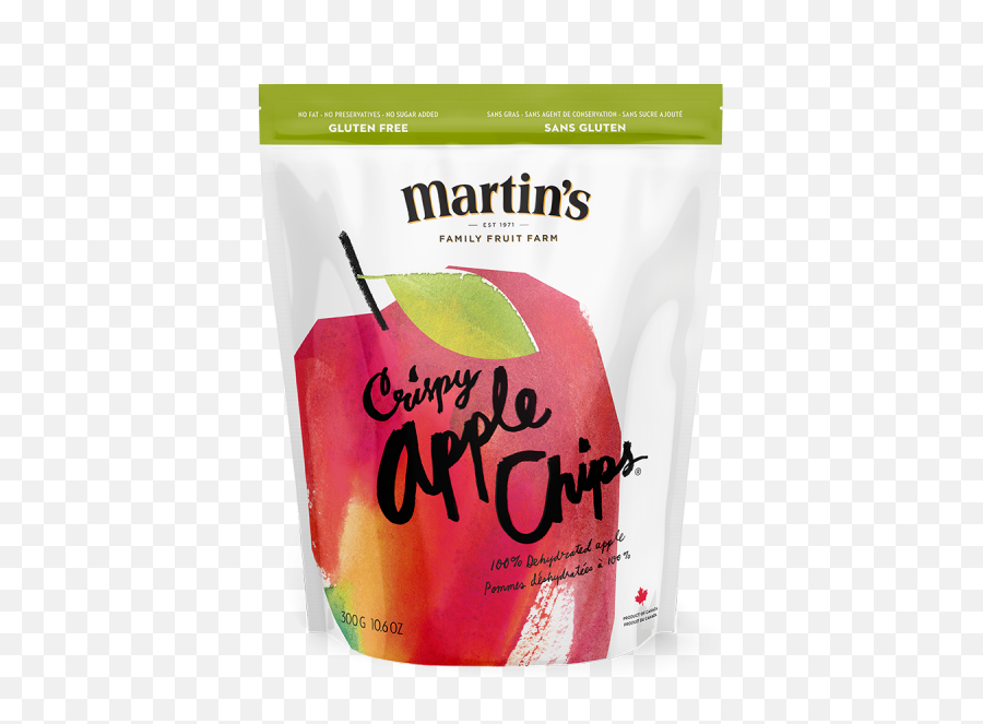 Martinu0027s Family Fruit Farm U2014 Crispy Apple Chips Original - Juicebox Png,Bag Of Chips Png