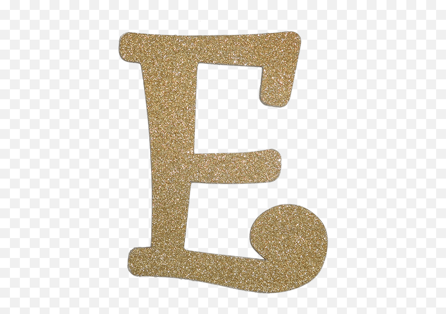 Gold Glitter Letter E Full Size Png Download Seekpng - Number,Gold Glitter Png