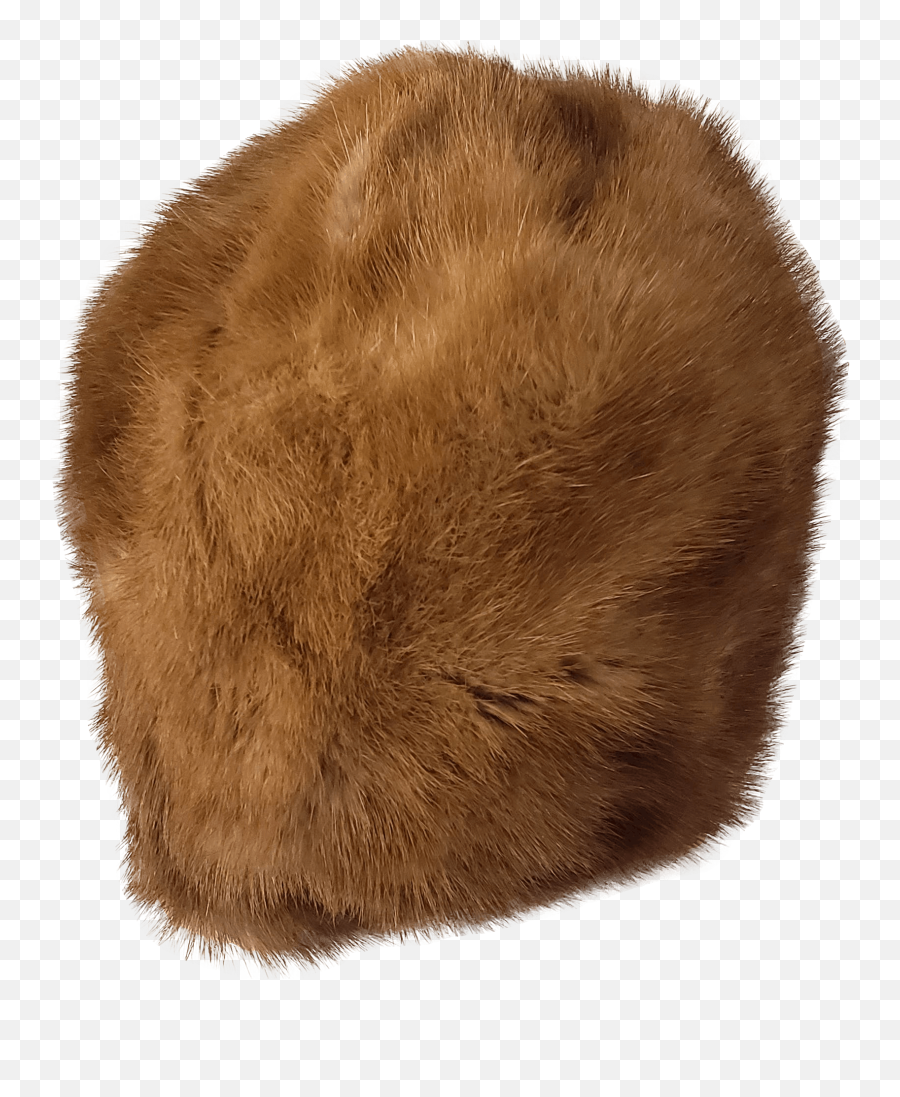 Two Toned Brown Real Fur Cap Hat - Ushanka Png,Ushanka Png