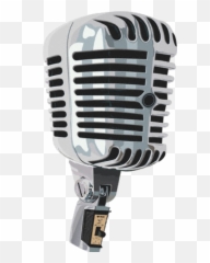 Source - Old Fashioned Microphone Full Size PNG Download