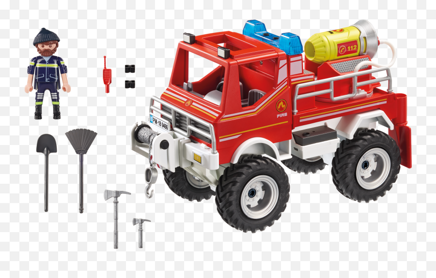 Fire Truck - 9466 Playmobil Usa Playmobil 9466 Png,Firetruck Png