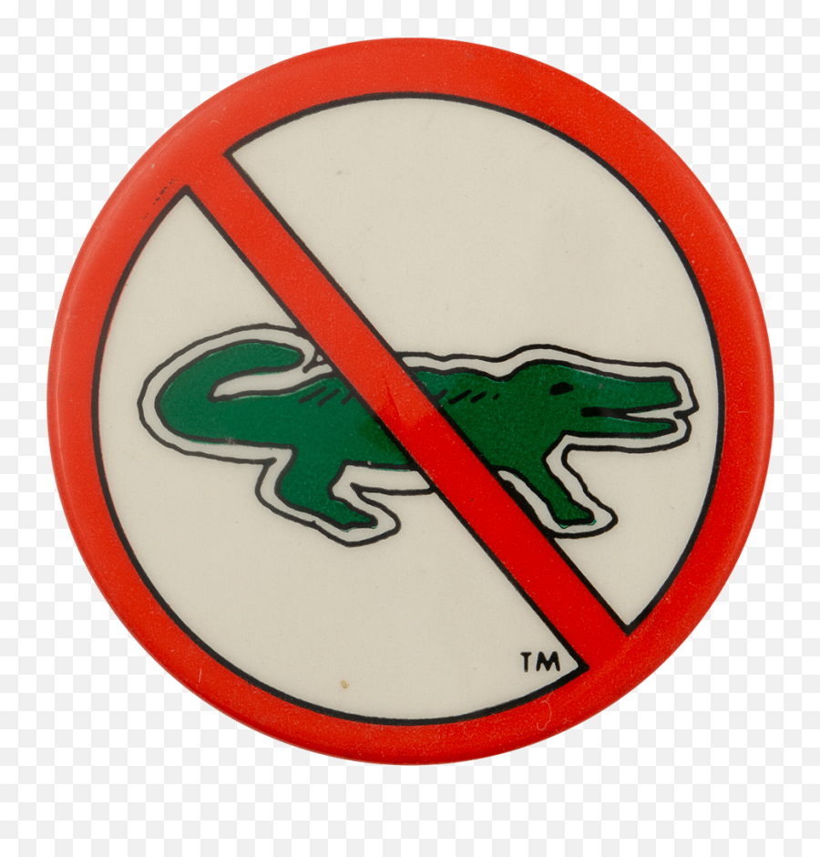 No Lacoste Crocodile Busy Beaver Button Museum - National No Smoking Month 2019 Philippines Png,Crocodile Transparent
