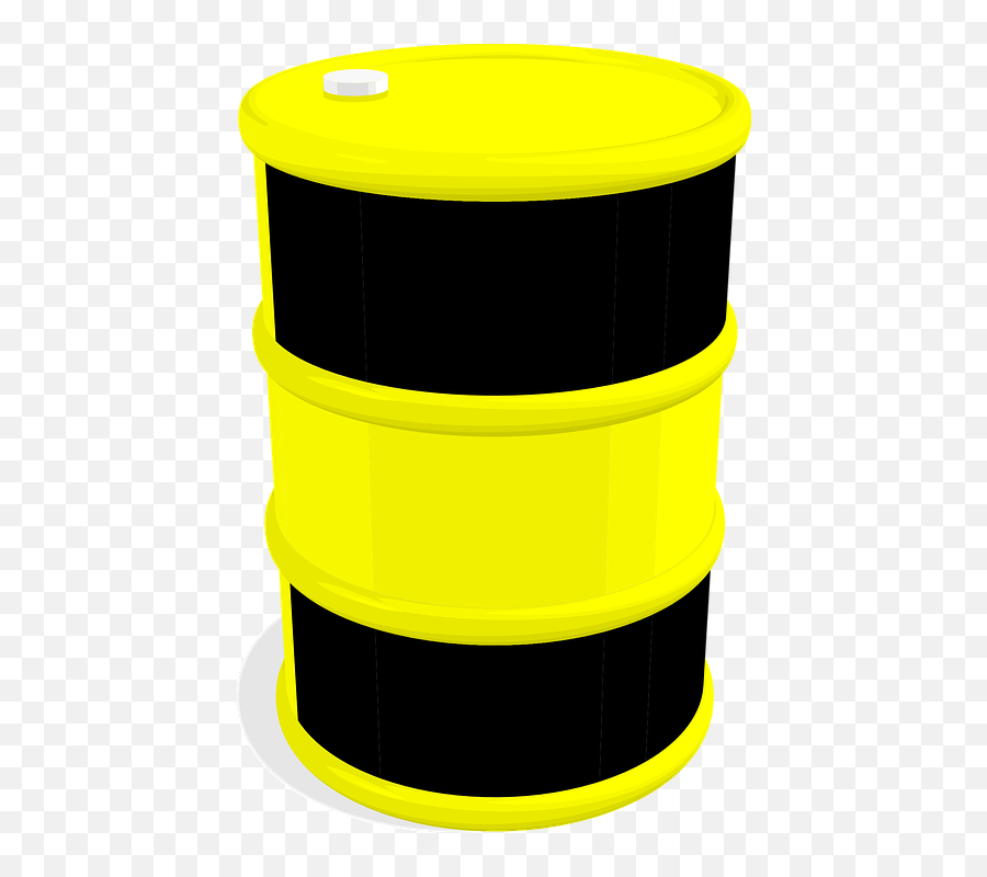 Oil Barrel Black And Yellow Clip Art - Yellow And Black Barrel Png,Oil Barrel Png