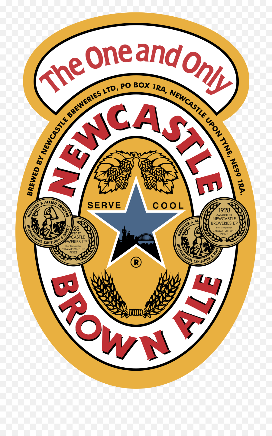 Brown Circle Png - Newcastle Brown Ale Logo Png Transparent Vector Newcastle Brown Ale Logo,Gryffindor Logos