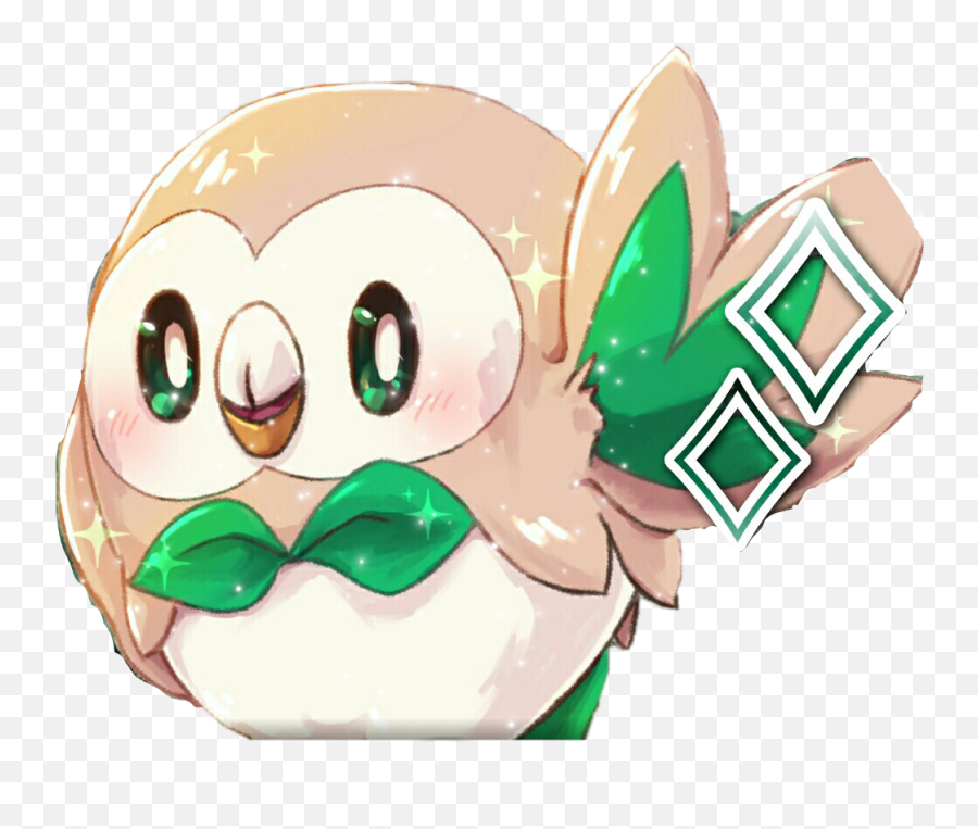 Download Owl Vanoss Rowlet Pokemon - Borb Pokemon Png,Rowlet Png