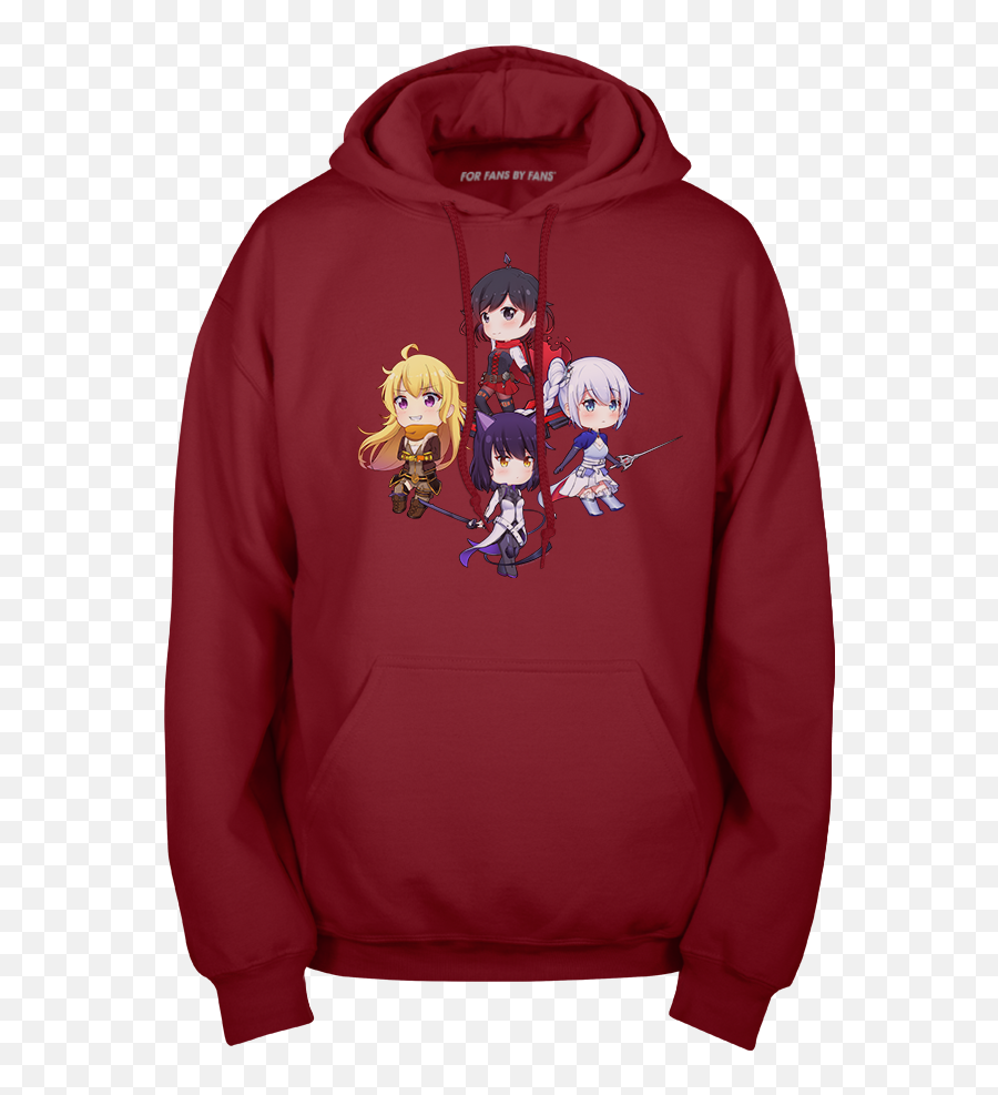 Chibi Rwby Team Pullover Hoodie - Homestuck Hoodie Png,Rwby Transparent