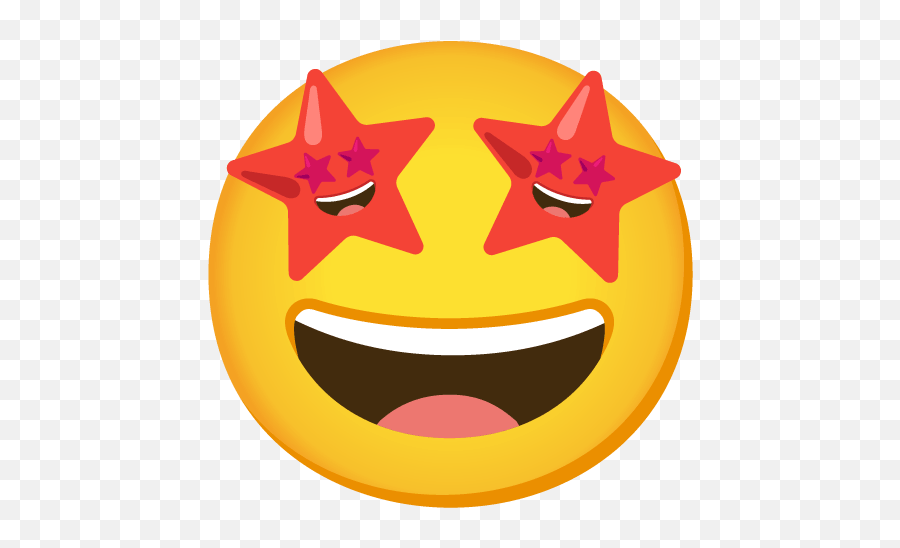 Star - Struck Emoji Samsung Android 11 Emojis Png,Star Emoji Transparent