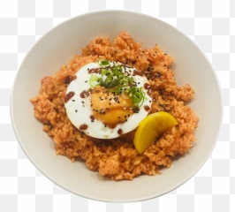 Kimchi Fried Rice With Egg - Poached Egg Png,Arroz Png