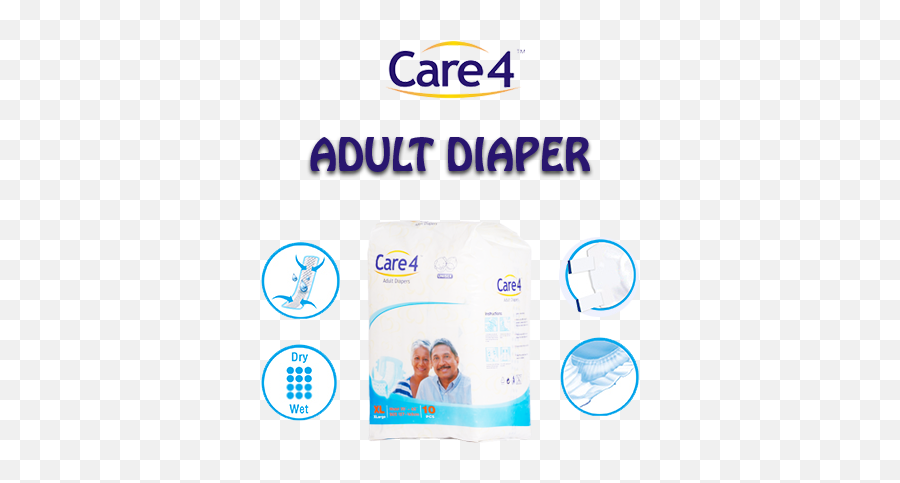 Adult Diaper Products - Care4 Hygiene Vertical Png,Diaper Png