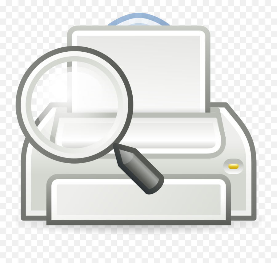 Gnome - Office Equipment Png,Print Document Icon