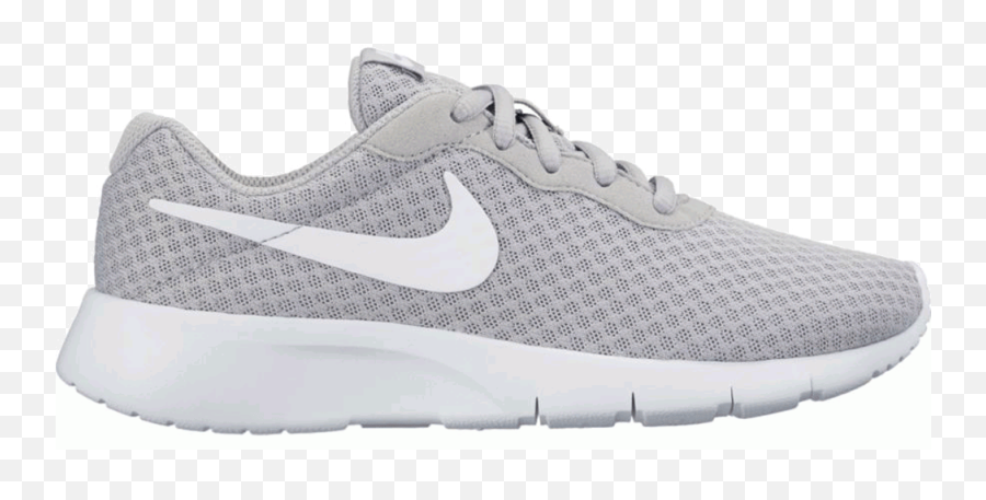 Nike Tanjun Gs 818381 - 012 Greywhite Boys White Sport Shoes Png,Nike Transparent