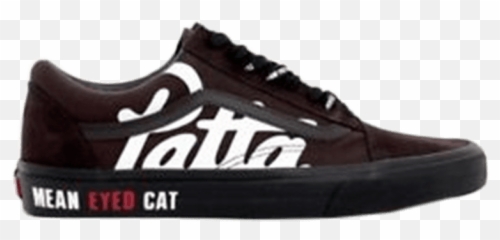 Patta X Old Skool U0027mean Eyed Catu0027 In 2019 Vans - Skate Shoe Png,Vans Png