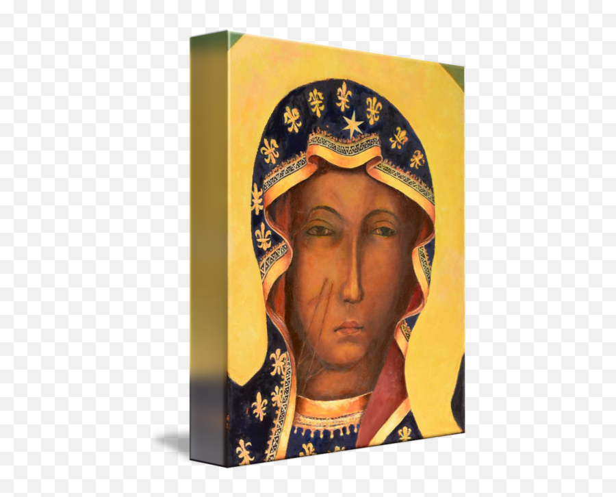 Polish Black Madonna Our Lady Of - Black Madonna Icon Png,Czestochowa Icon