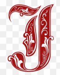 Garnished Gothic Style Font Letter Clipart - Full Size png