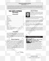 The Santa Express By Todd Phillips Jw Pepper Sheet Music - Document png