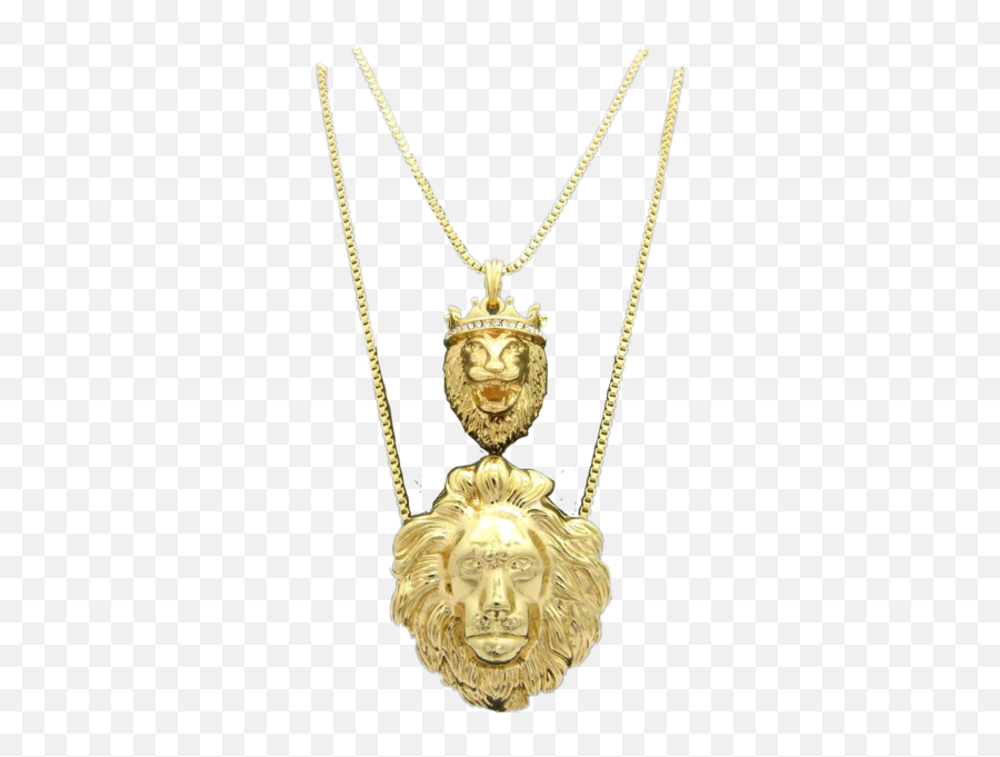 Gold Huge Lion Chain Png Official Psds - Locket,Chain Png