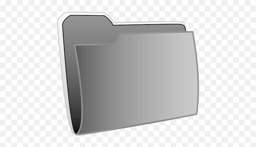 Vector Image Of Black Folder Icon Public Domain Vectors - Solid Png,Fold Icon