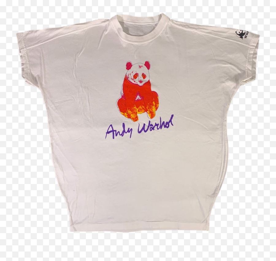 Vintage Andy Warhol Endangered Species Giant Panda Wwf T - Shirt Png,Wwf Icon